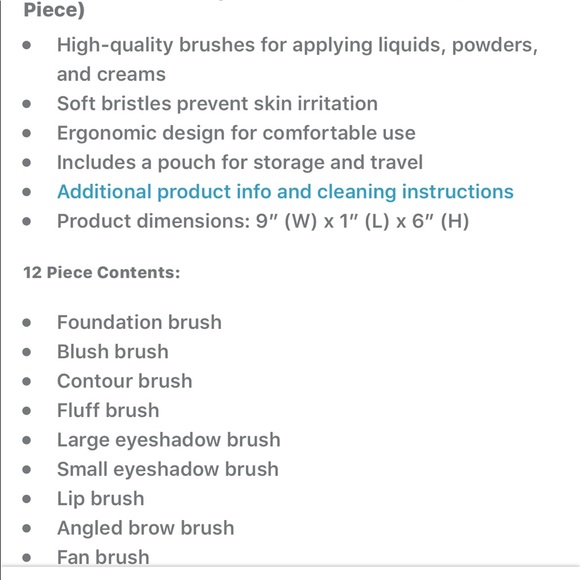 makeup brush sets , quality brushes 2 available - Picture 3 of 4